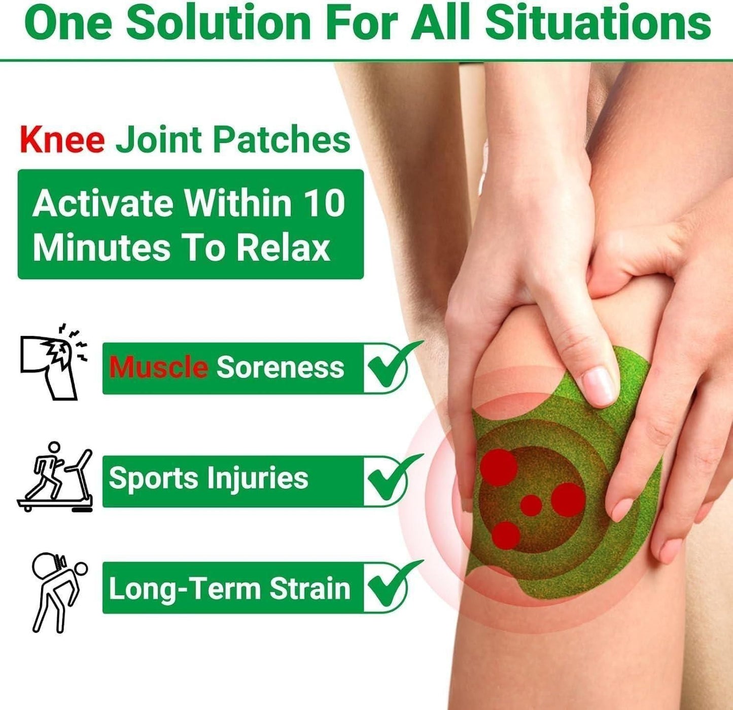 10pcs Neck, Shoulder and Knee Patch