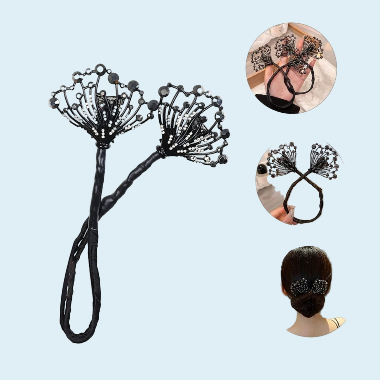 Twist Clip Hair Bun Making Tool Style Hair