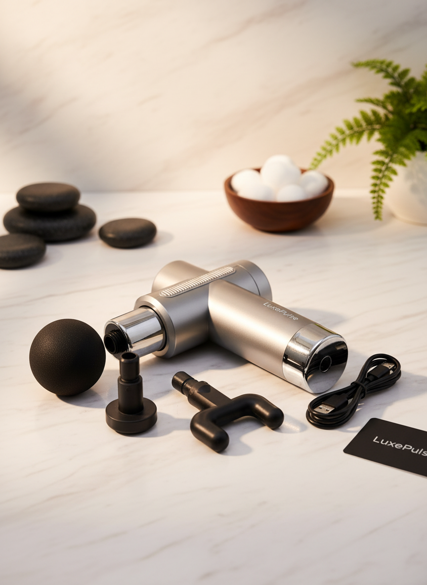 Advanced Percussion Massage Gun for Full-Body Pain Relief, Muscle Relaxation & Recovery